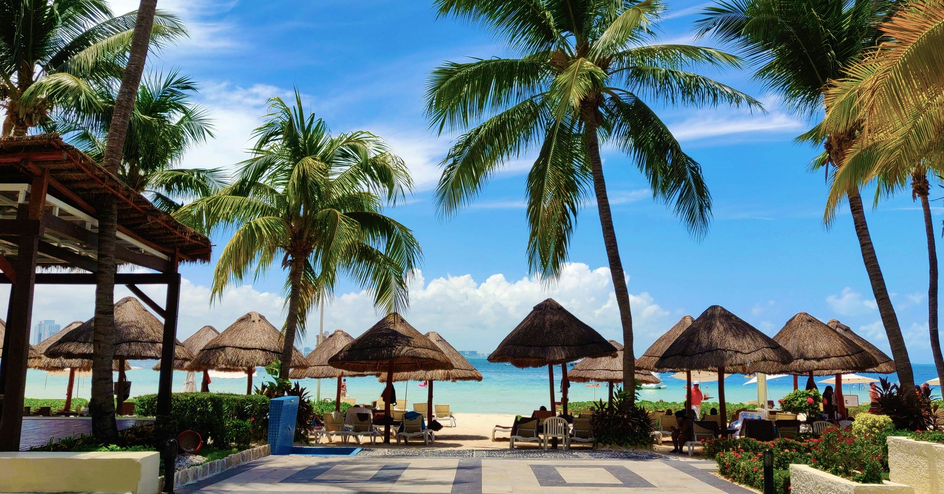Hotel todo incluido frente a la playa en Cancún