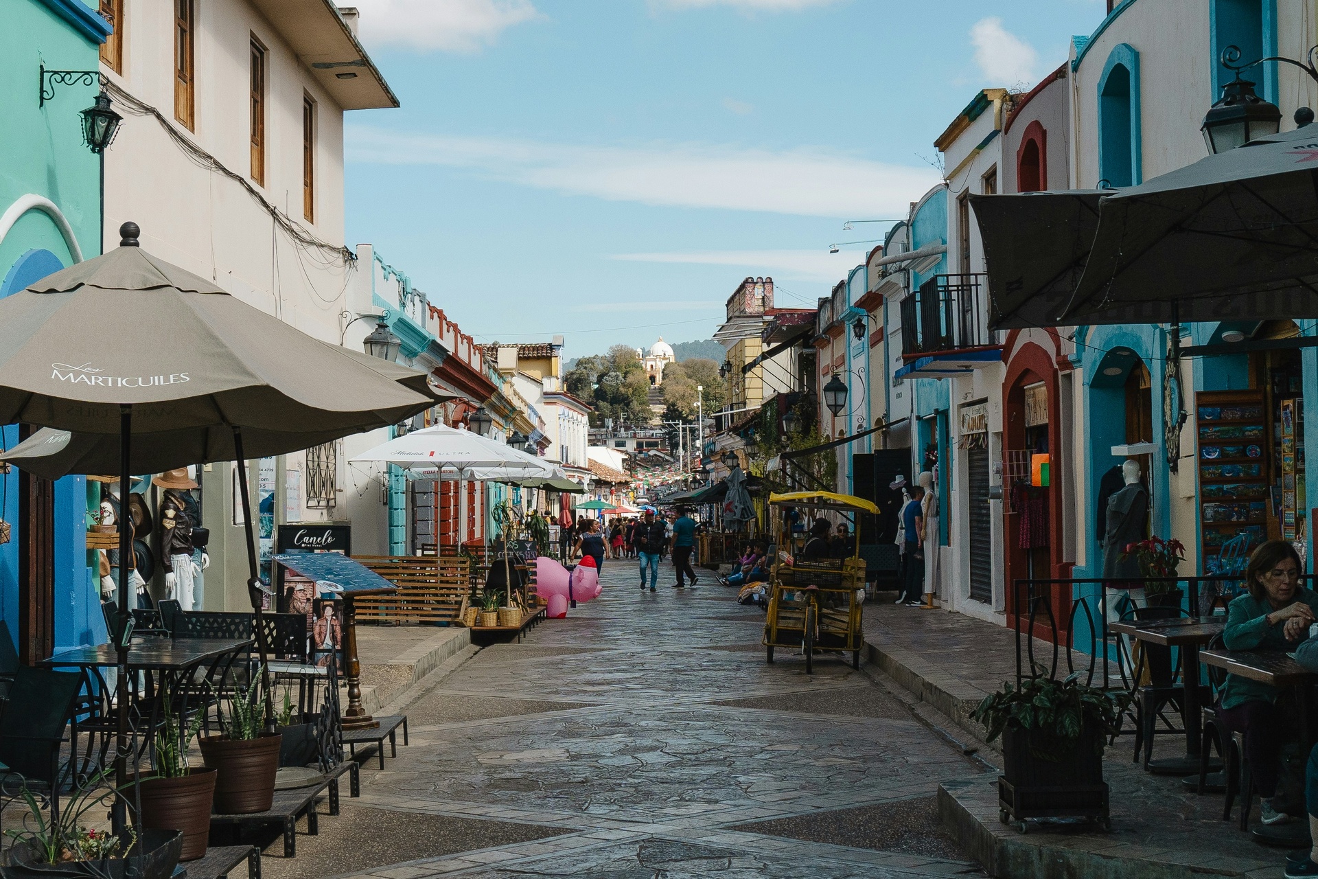 Calles coloridas de San Cristóbal de las Casas, Chiapas