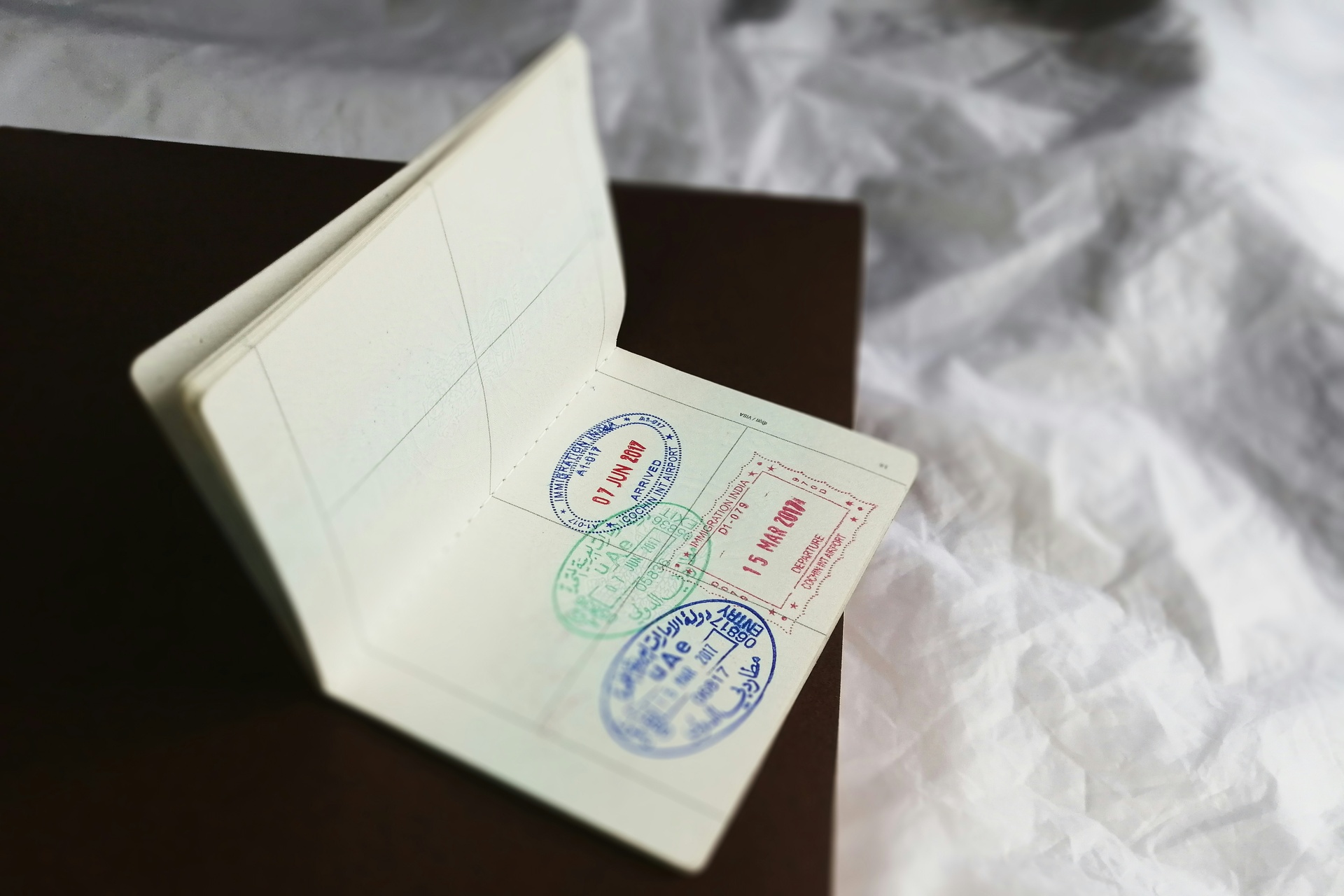 Pasaporte y documentos para trámite de visa japonesa
